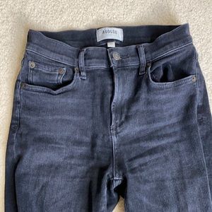 Agolde Black Denim Skinny Jeans